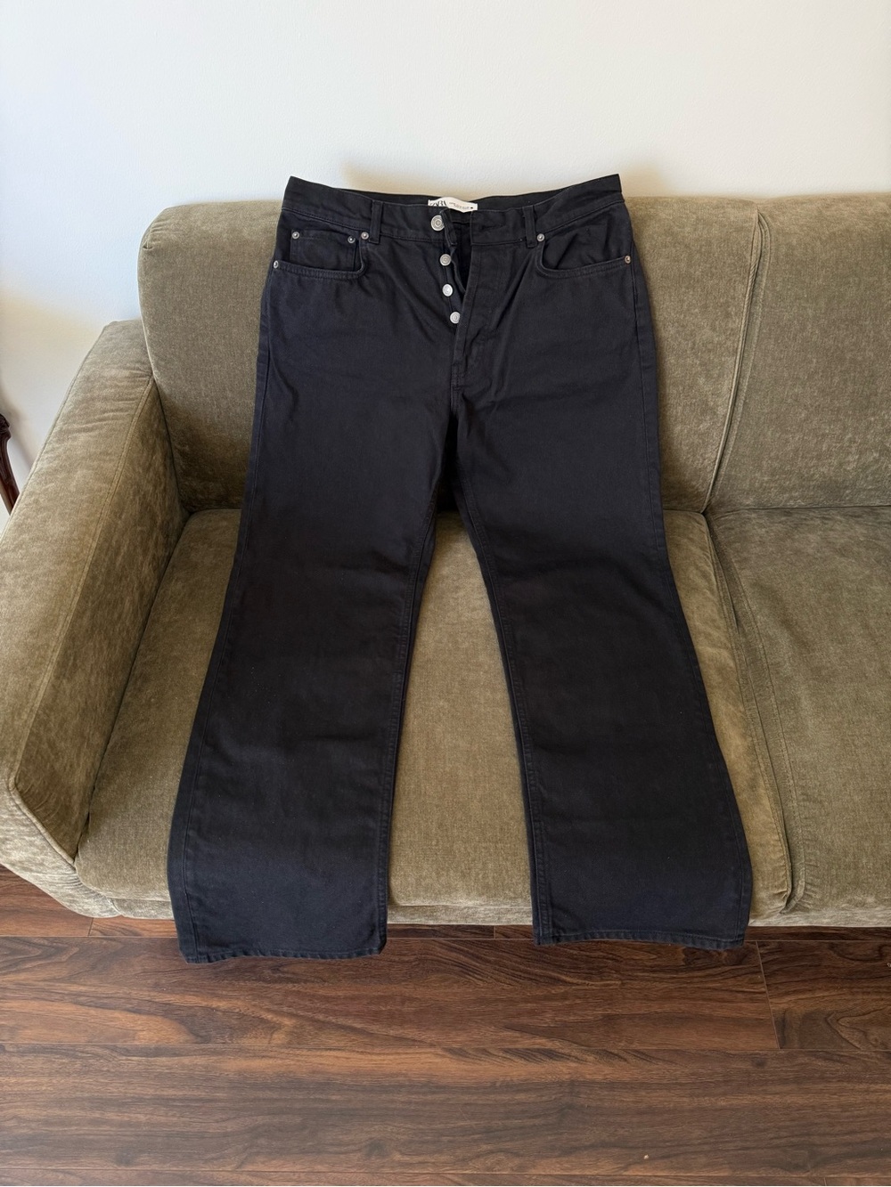 Zara Black Bootcut Jeans High Waisted – Women’s Size 6